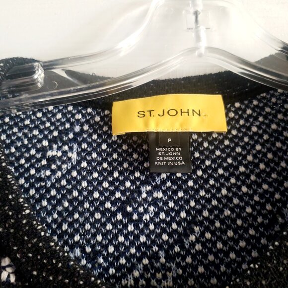 St. John short-sleeved cardigan size S - Picture 5 of 16